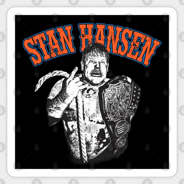 Stan Hansen - Lariato! Sticker by Superkick Shop